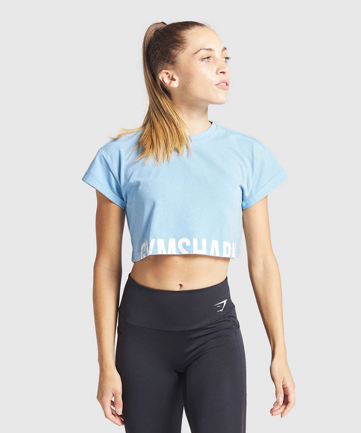 Fraction Crop Top
